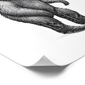 Sloth Howdy Sloth Poster (Hoek)