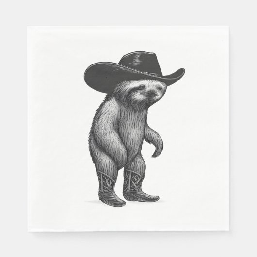 Sloth Howdy Sloth Servet (Voorkant)