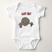 Sloth Hug-Baby sleuf Romper (Voorkant)