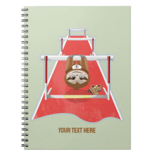 Sloth Hurdles race atletiek Notitieboek