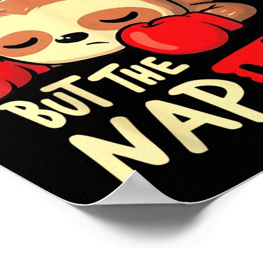 Sloth I Fought The Nap But The Nap Won Poster (Hoek)