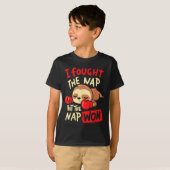 Sloth I Fought The Nap But The Nap Won T-shirt (Voorkant volledig)