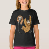Sloth In A Pocket T-Shirt (Voorkant)