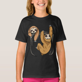 Sloth In A Pocket T-Shirt