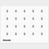 Sloth Irish Drink St Patrick's Day Hart Sticker (Vel)