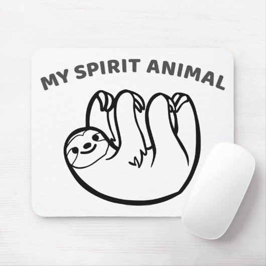 Sloth is mijn diertje muismat (Met muis)