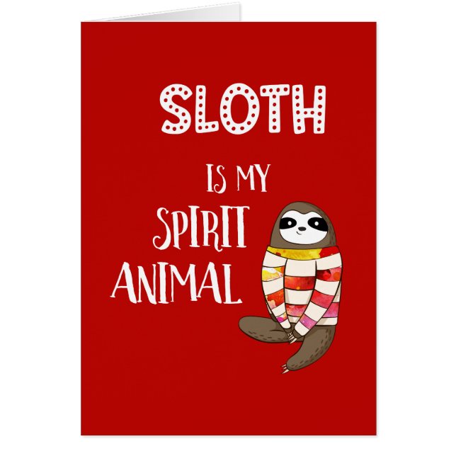 Sloth is mijn geest. Funny, Nerdy Gift (Voorkant)