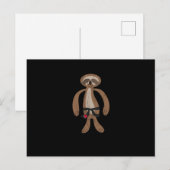 Sloth Jiu jitsu voor Bjj Gift Black Belt Briefkaart (Voorkant / Achterkant)
