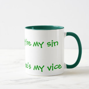 SLOTH kan mijn zonde zijn, maar koffie is mijn vic Mok
