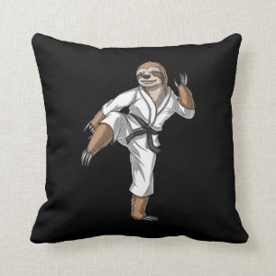 Sloth Karate Kussen