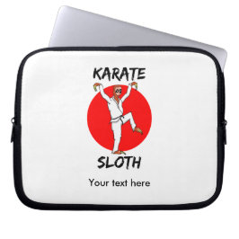 Sloth Karate Laptop Sleeve
