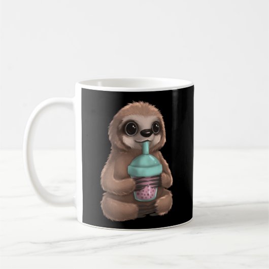 Sloth Kawaii Boba Bubble Melk Thee Tapioca Parels Koffiemok (Links)