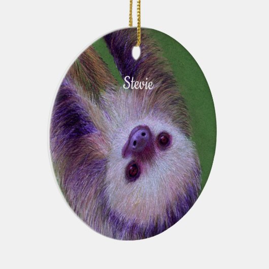 Sloth Keramisch Ornament (Rechts)