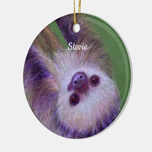 Sloth Keramisch Ornament (Links)