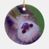 Sloth Keramisch Ornament (Achterkant)