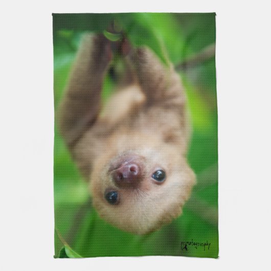 Sloth Kitchen Towel Theedoek (Verticaal)