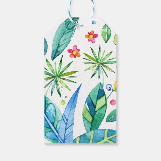 Sloth label, Zoo themafeest Cadeaulabel (Achterkant)