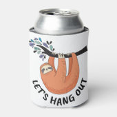 Sloth Let's gaan uit Blikjeskoeler (Blikje Voorkant)