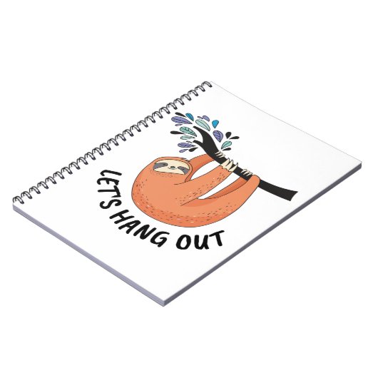 Sloth Let's gaan uit Notitieboek (Linkerzijde)