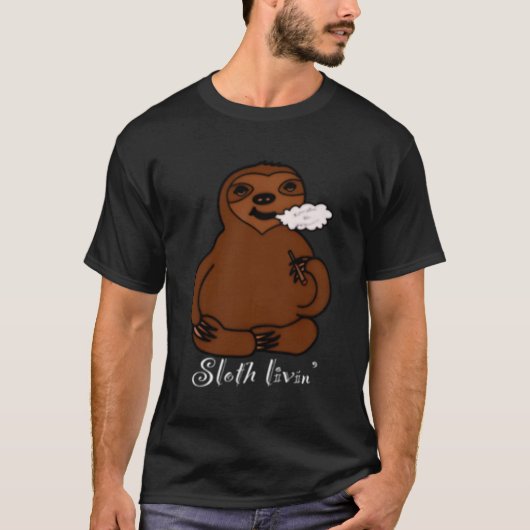 Sloth Livin T-shirt (Voorkant)