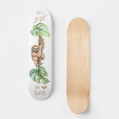 Sloth Love 7 3/4-inch skateboard Deck (Voorkant)