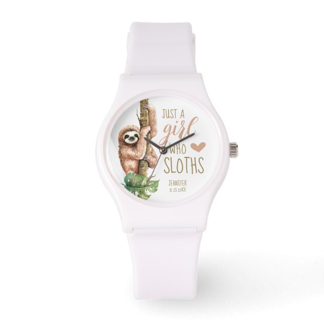 Sloth Love eWatch Horloge (Voorkant)
