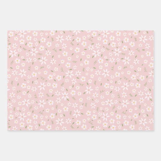 Sloth Love Oerwoud Flowers Inpakpapier Vel (Voorkant 3)