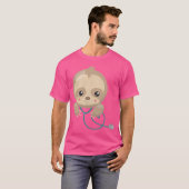 Sloth Lover Nurse T Shirt Doctor Medical Pediatric (Voorkant volledig)