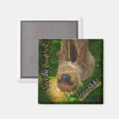 Sloth Magnet (Voorkant / Achterkant)