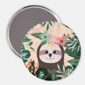 Sloth Magnet (Voorkant / Achterkant)