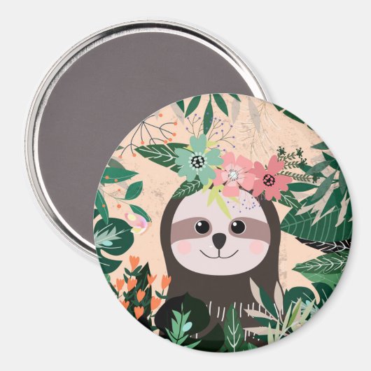 Sloth Magnet (Voorkant / Achterkant)