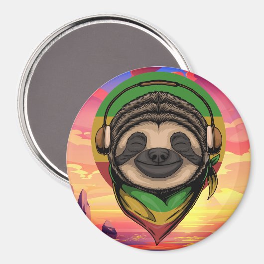 Sloth Magnet (Voorkant / Achterkant)