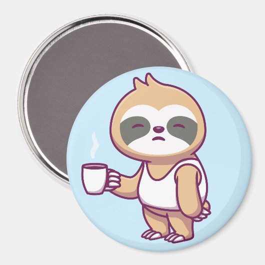 Sloth Magnet (Voorkant / Achterkant)