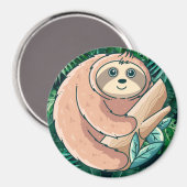 Sloth Magnet (Voorkant / Achterkant)