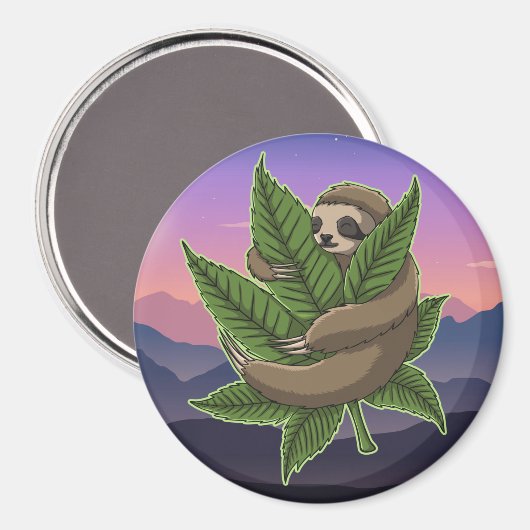 Sloth Magnet (Voorkant / Achterkant)
