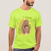 Sloth mama en Baby T-shirt (Voorkant)