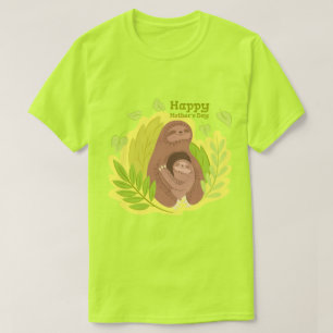Sloth mama en Baby T-shirt