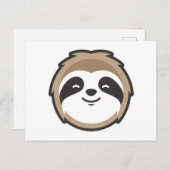Sloth Mascot Briefkaart (Voorkant / Achterkant)