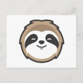 Sloth Mascot Briefkaart (Voorkant)