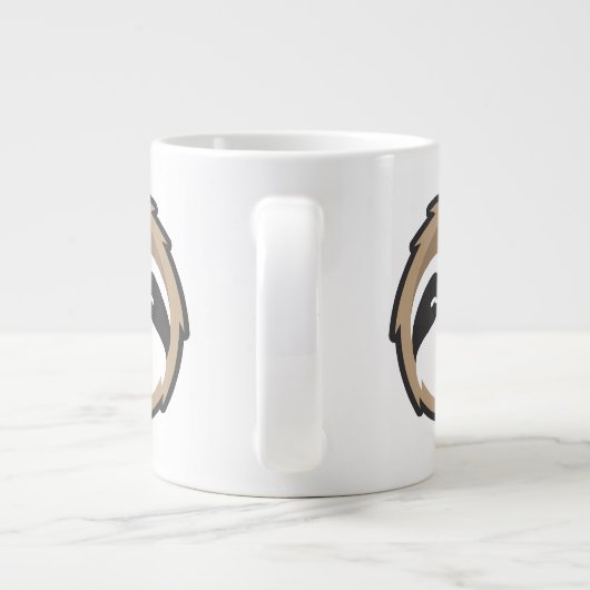 Sloth Mascot Grote Koffiekop (Achterkant)