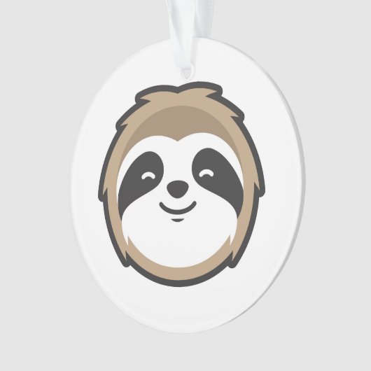 Sloth Mascot Ornament (voorkant)