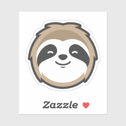 Sloth Mascot Sticker (Vel)