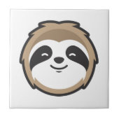 Sloth Mascot Tegeltje (Voorkant)