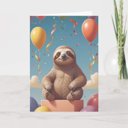 Sloth Masterpiece of Relaxation Kaart (Voorkant)