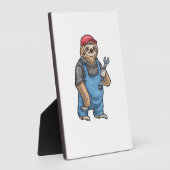 Sloth Mechanic Wrench Classic T-Shirt Fotoplaat (Zijkant)