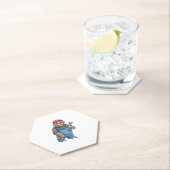 Sloth Mechanic Wrench Classic T-shirt Kartonnen Onderzetters (Insitu)