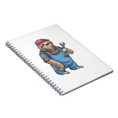 Sloth Mechanic Wrench Classic T-Shirt Notitieboek (Rechterzijde)