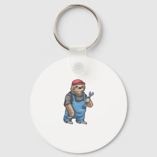 Sloth Mechanic Wrench Classic T-shirt Sleutelhanger