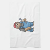 Sloth Mechanic Wrench Classic T-Shirt Theedoek (Verticaal)