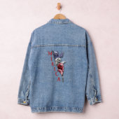 Sloth merica - grot in zipper - amerikaanse lade denim jacket (Hangar)